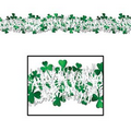 Flame Resistant Metallic Shamrock Garland